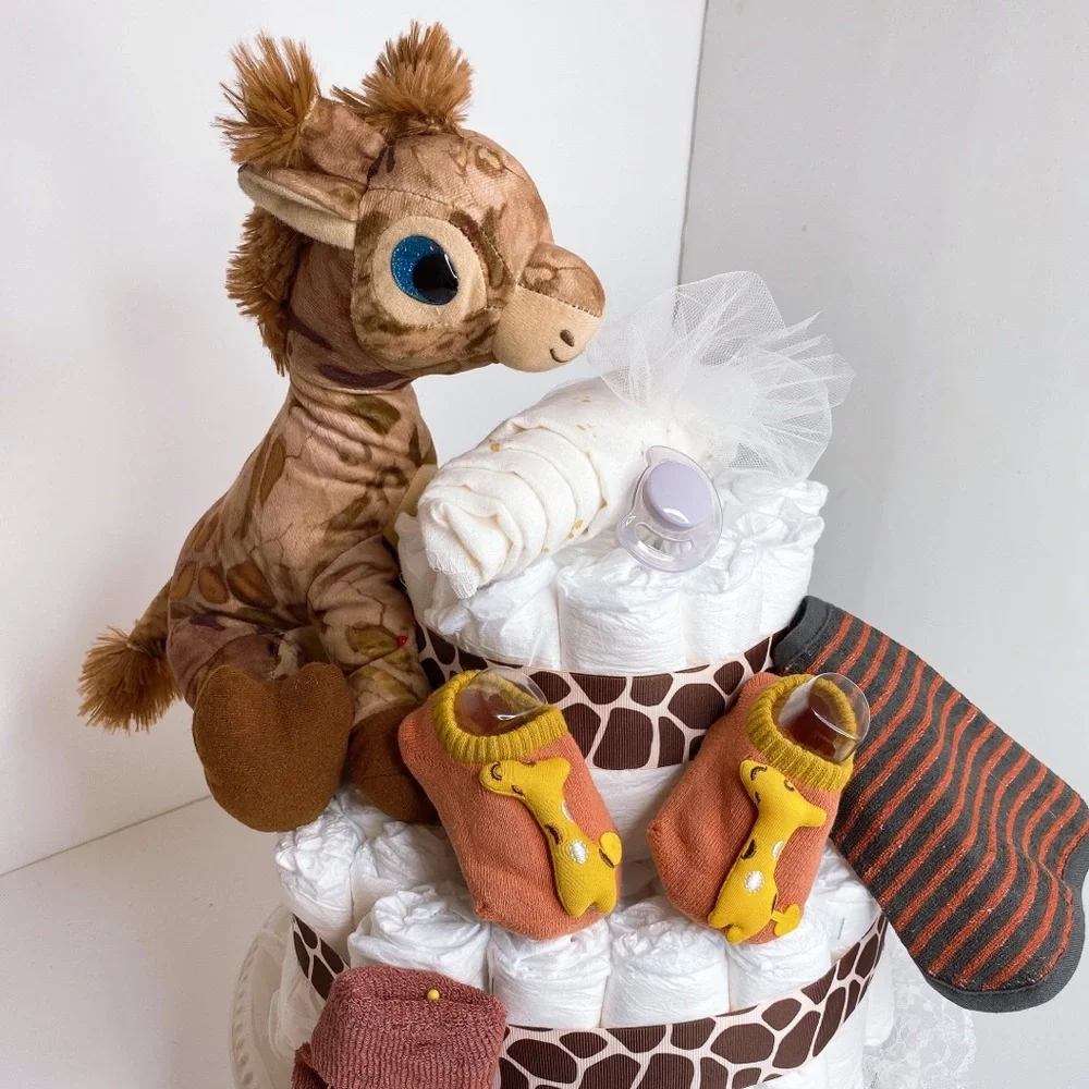 Giraffe Diaper Cake
